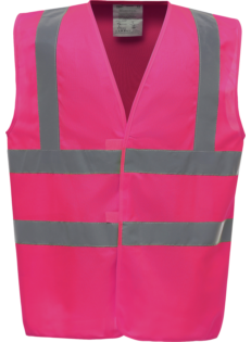 Gilet de travail Retro rose
