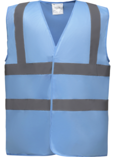 Gilet de travail Retro bleu ciel