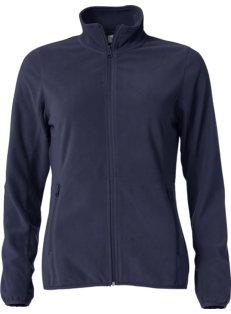 Basic Microfleece jakke dame marine