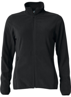 Basic Microfleece jakke dame sort