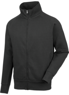 Sweatjacke Job+ Full Zip schwarz