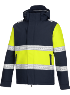 Parka haute visibilité FLUO ONE jaune/marine