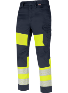 Pantalon haute visibilité FLUO ONE jaune/marine