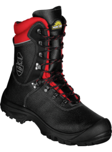 Schnittschutz Sicherheitsstiefel S3 Little Forest schwarz rot