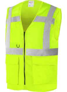 Chaleco Multibolsillos Rejilla Lumen Fresh Amarillo