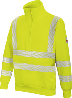 Sudadera Cremallera Amarillo
