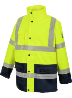 Parka 4 en 1 Lumen Pro Amarillo/Marino