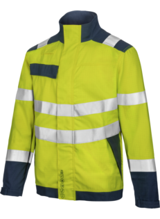 Veste de travail multinorme haute visibilit&eacute; ADEQUACY jaune/marine