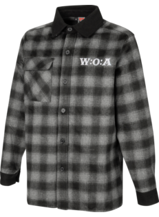 W:O:A Overshirt Urban grau schwarz W:O:A Overshirt Urban grau schwarz