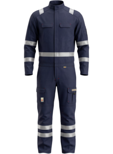 Combinaison de travail multinormes CETUS REFLEX PLUS marine