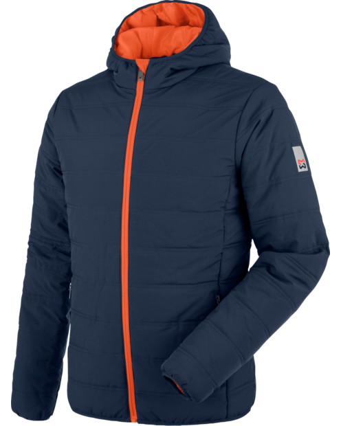 Blouson de travail Matelassé Moon Marine/Orange