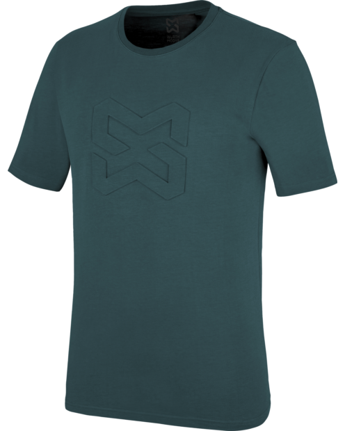 T-shirt de travail X-Finity Würth MODYF marine de la marque de vêtements de travail et chaussures de sécurité Würth MODYF. Positionné en vue de face, les détails et couleurs sont bien visibles.