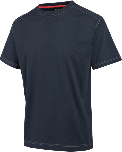 T-shirt de travail Pro Würth MODYF marine de la marque de vêtements de travail et chaussures de sécurité Würth MODYF. Positionné en vue de face, les détails et couleurs sont bien visibles.