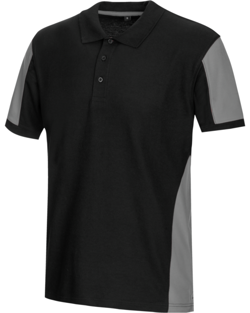 Polo de travail bicolore JOB+ BICOLOR noir/gris
