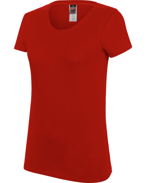 T-shirt de travail JOB+ femme rouge