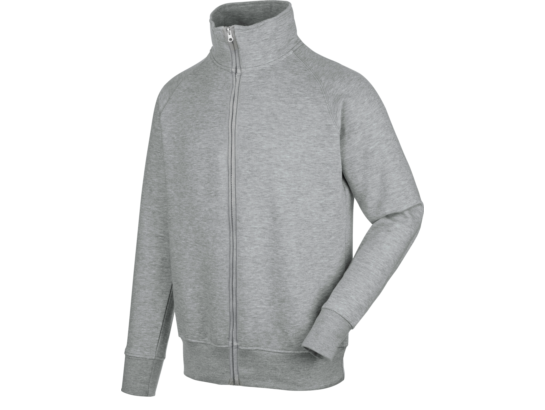 Felpa grigia per l inverno con zip lunga Wurth MODYF
