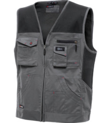 Gilet de travail Stretchfit gris