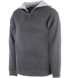 Pull-over chaud et léger de couleur  grise