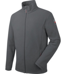 Polaire unisexe long avec fermeture à glissière