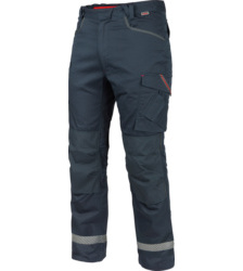 Photo de Pantalon de travail thermique Stretch X Würth MODYF bleu