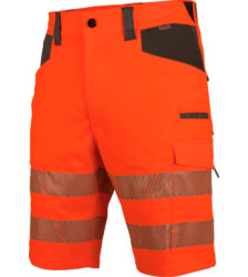 Photo de Bermuda de travail haute-visbilité EN 20471 1 Neon Würth MODYF orange anthracite