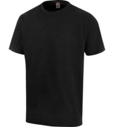 foto di T-shirt Job + nera 100% cotone jersey