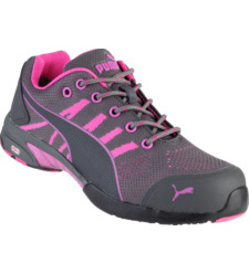 Photo de Baskets de sécurité femme Celerity Knit S1 HRO SRC Puma roses