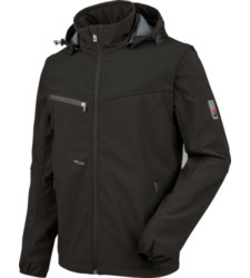Photo de Veste Softshell de travail Stretch X Würth MODYF noire