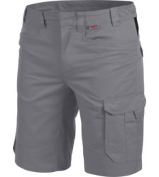 Langlebige Shorts, Shorts für die industrielle Reinigung geeignet. Shorts ISO 15797, Arbeitsshorts für die industrielle Reinigung geeignet, Shorts grau