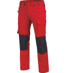 Photo de pantalon de travail cetus würth modyf rouge/anthracite