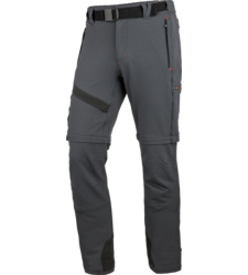 Pantalon pratique et fonctionnel en anthracite pour le travail et les loisirs, matériau élastique et confortable, aspect extérieur, durable.