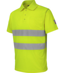 Photo de Polo de travail Würth MODYF haute-visibilité jaune