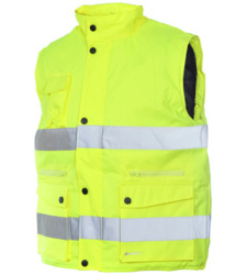 Photo de Gilet de travail  Würth MODYF matelassé haute-visiblité jaune