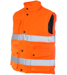 Photo de Gilet de travail  Würth MODYF matelassé haute-visiblité orange