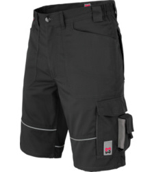 Bermuda de travail  noir, confortable, idéal pour l'été, aspect sportif.