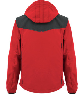 Funktionelle & praktische Softshelljacke in Rot für die Funktionelle & praktische Softshelljacke in Rot für die