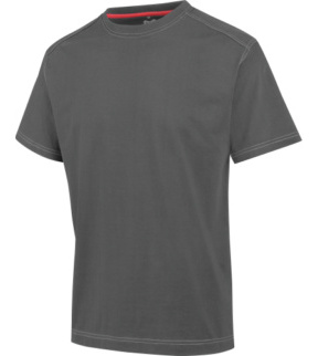 T-shirt grigia da uomo in cotone lavabile a 60 gradi