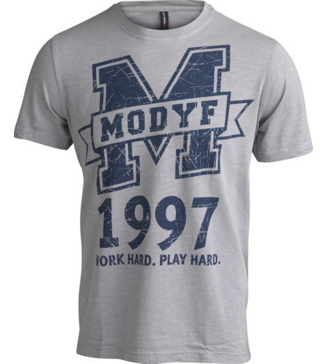 Foto von Modyf® T-Shirt Logo grau