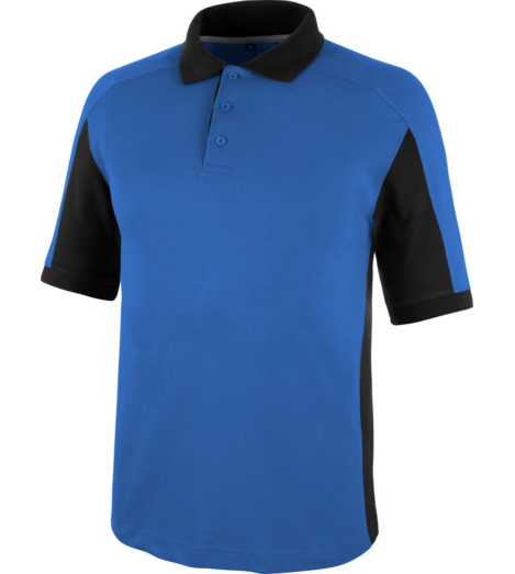 Modernes Poloshirt, hautfreundliches Poloshirt, Poloshirt für Handwerker, Poloshirt Standard 100 by OEKO-TEX, Poloshirt royalblau