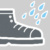Symbole chaussures de sécurité imperméable