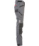 Bundhose für Maurer, Farbe grau, aus elastischem Canvas-Gewebe, mit Cordura Knieverstärkungen, EN 14404