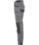 Bundhose für Fließenleger, Farbe grau, aus elastischem Canvas-Gewebe, mit Cordura Knieverstärkungen, EN 14404