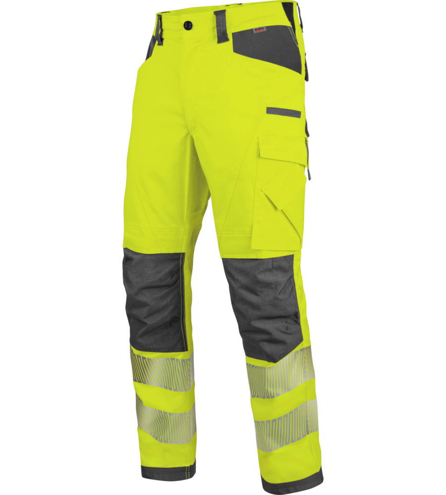 Pantalon de travail haute-visibilité EN 20471 2 Neon Würth MODYF jaune anthracite