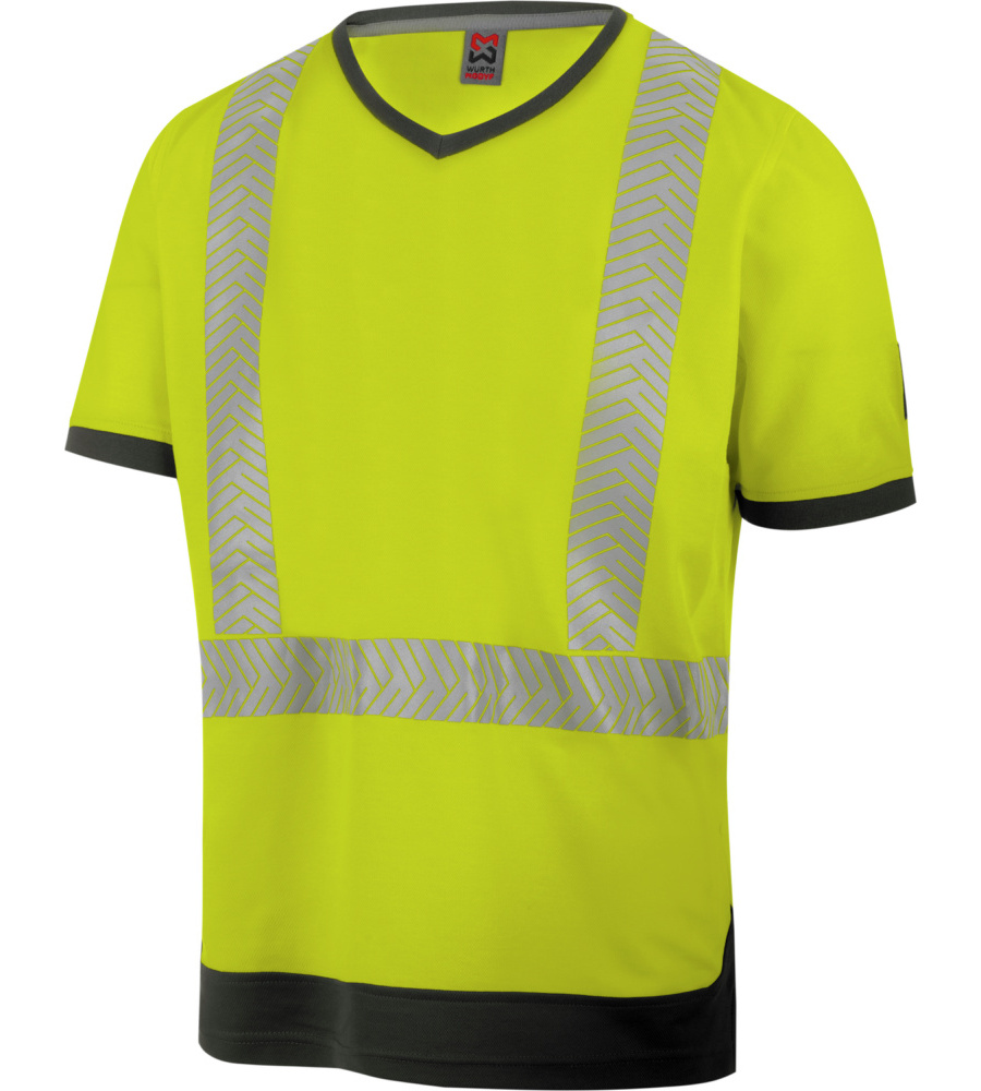 WÜRTH MODYF Gilet Haute-Visibilité Jaune Mesh - EN ISO 20471 Classe 2