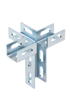 Piastra Di Giunzione In Alluminio 4 Fori Serie 15 - Sutton Concepts Compatibile 80/20