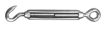 Tenditore In Acciaio Galvanizzato M14 – Gancio-Occhio, Carico Di Rottura 1120kg, Arridatoio Per Fune - 2