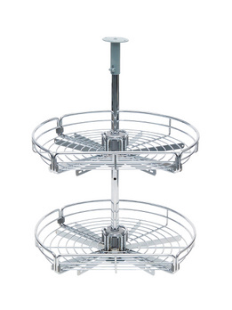 Eckschrank-Drehbeschlag für Oberschrank Drahtboden