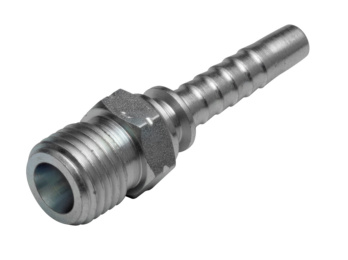Othmro Raccordo per tubo flessibile in ottone, gomito a 90 gradi, 8 mm da spinato a maschio G1/2, 2 pezzi