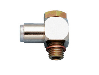 swivelling angle plug connector