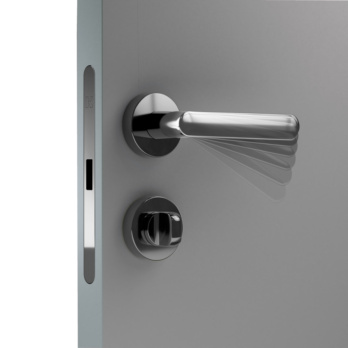 Maniglia Per Porta Scorrevole 2 Pezzi In Alluminio Argento: 212x25x36 Mm, Con Viti E Colla